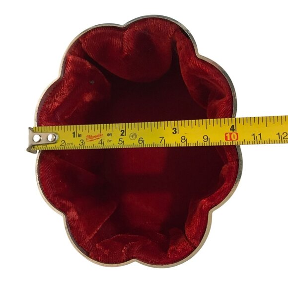 Silver Plated Godinger Jewelry Box With Red Velvet Lining - Picture 3 of 10